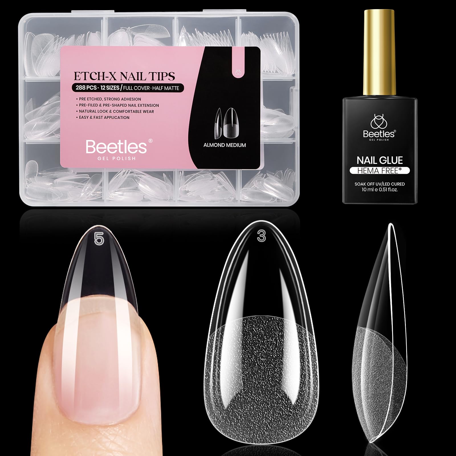 Beetles Etch-X: vue d'ensemble du kit extensions faciles à utiliser.