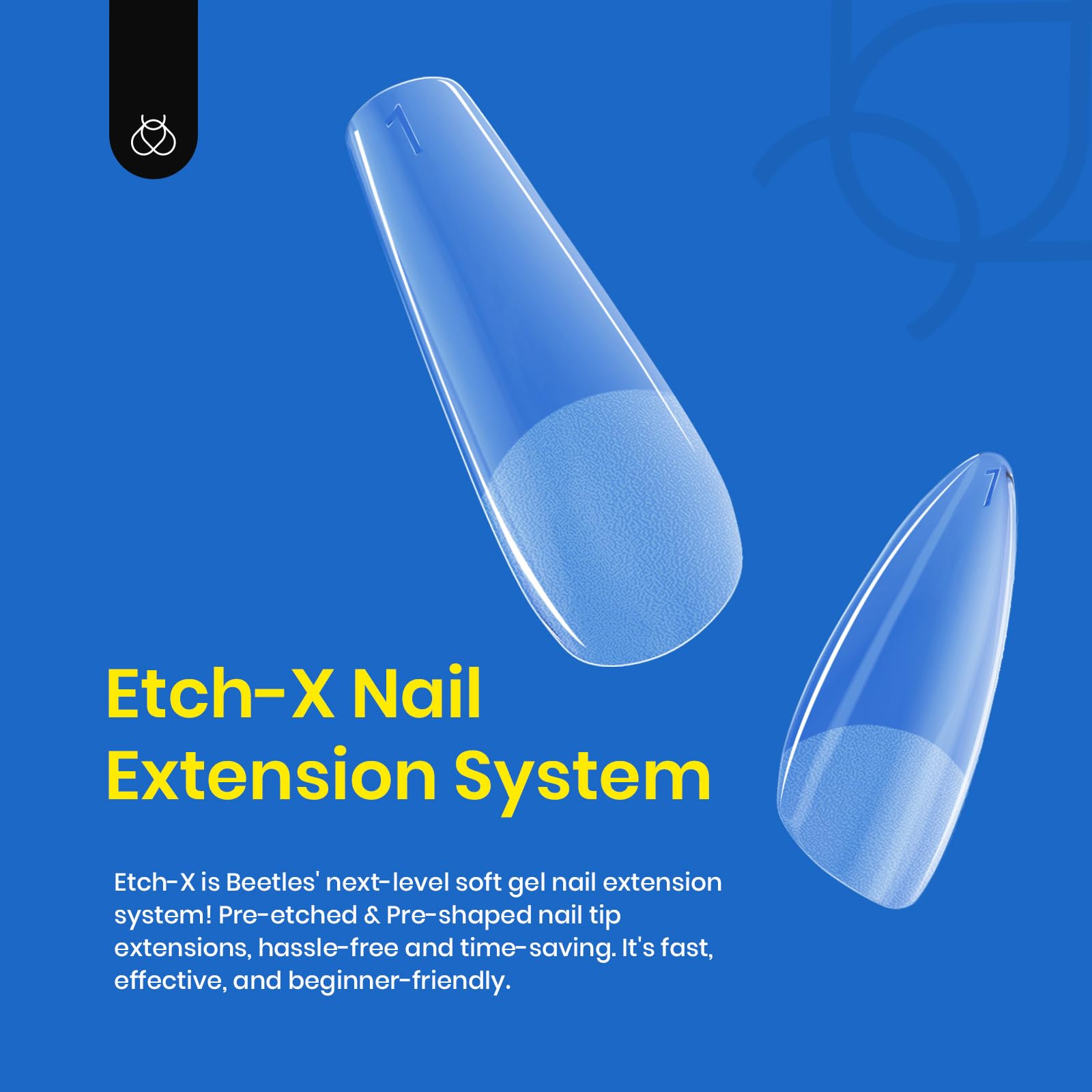 Beetles extensions-ongles-gel fini-mate: look moderne et durable.
