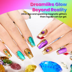 Beetles Fairy Prism Cat Eye Brillance durable sous lumière naturelle et artificielle.