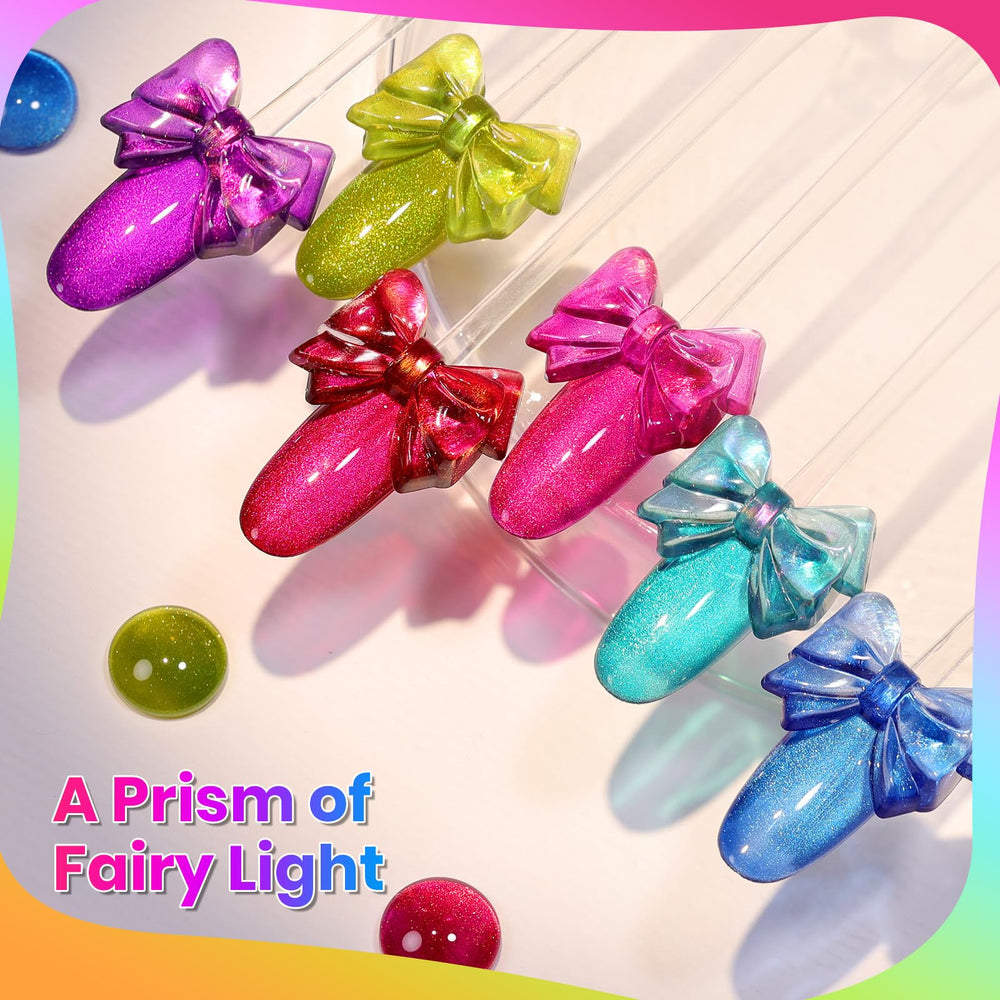 Beetles Fairy Prism Cat Eye Paillettes et reflets pour un style personnalisable.