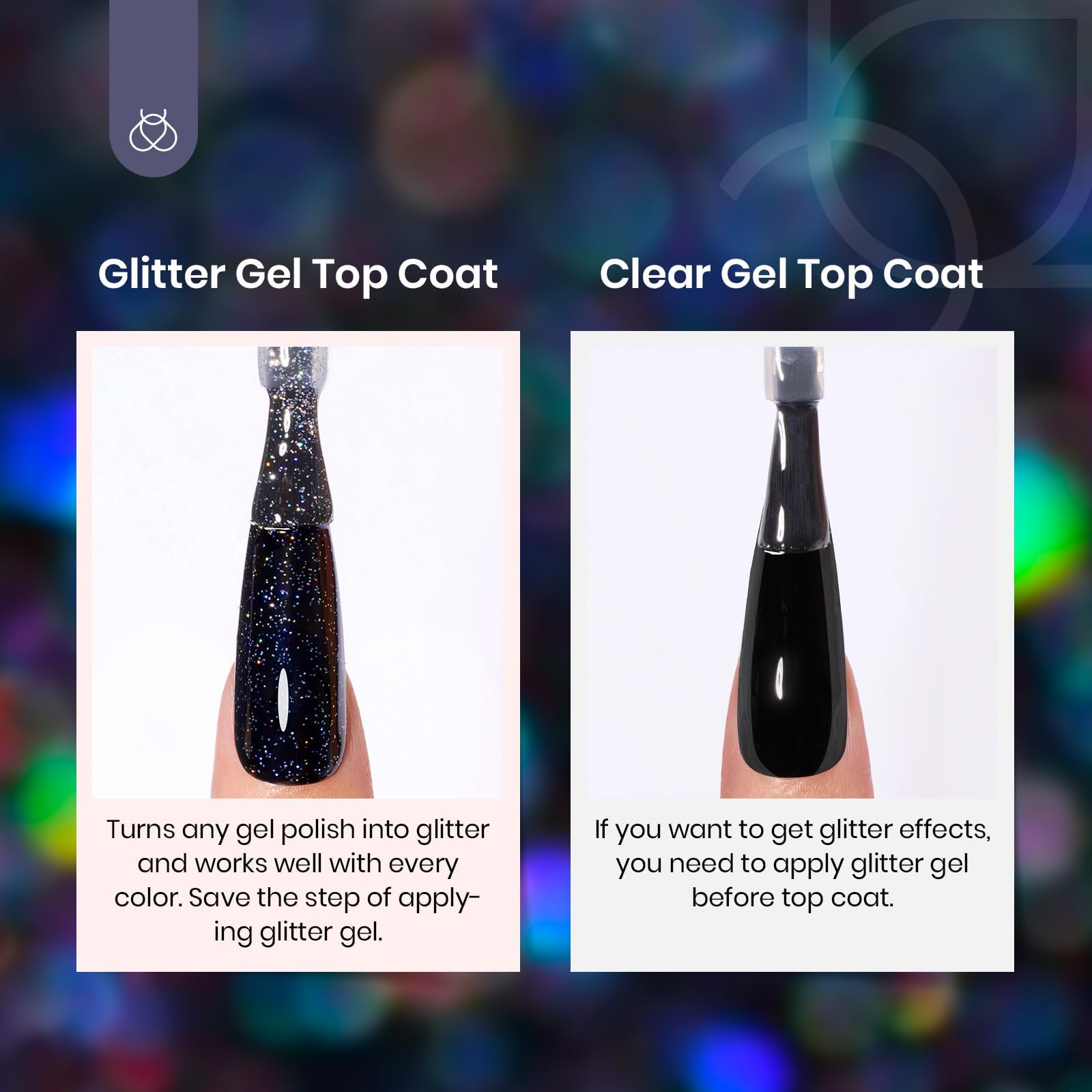 Beetles finition miroir gel: brillance longue durée sur les ongles.