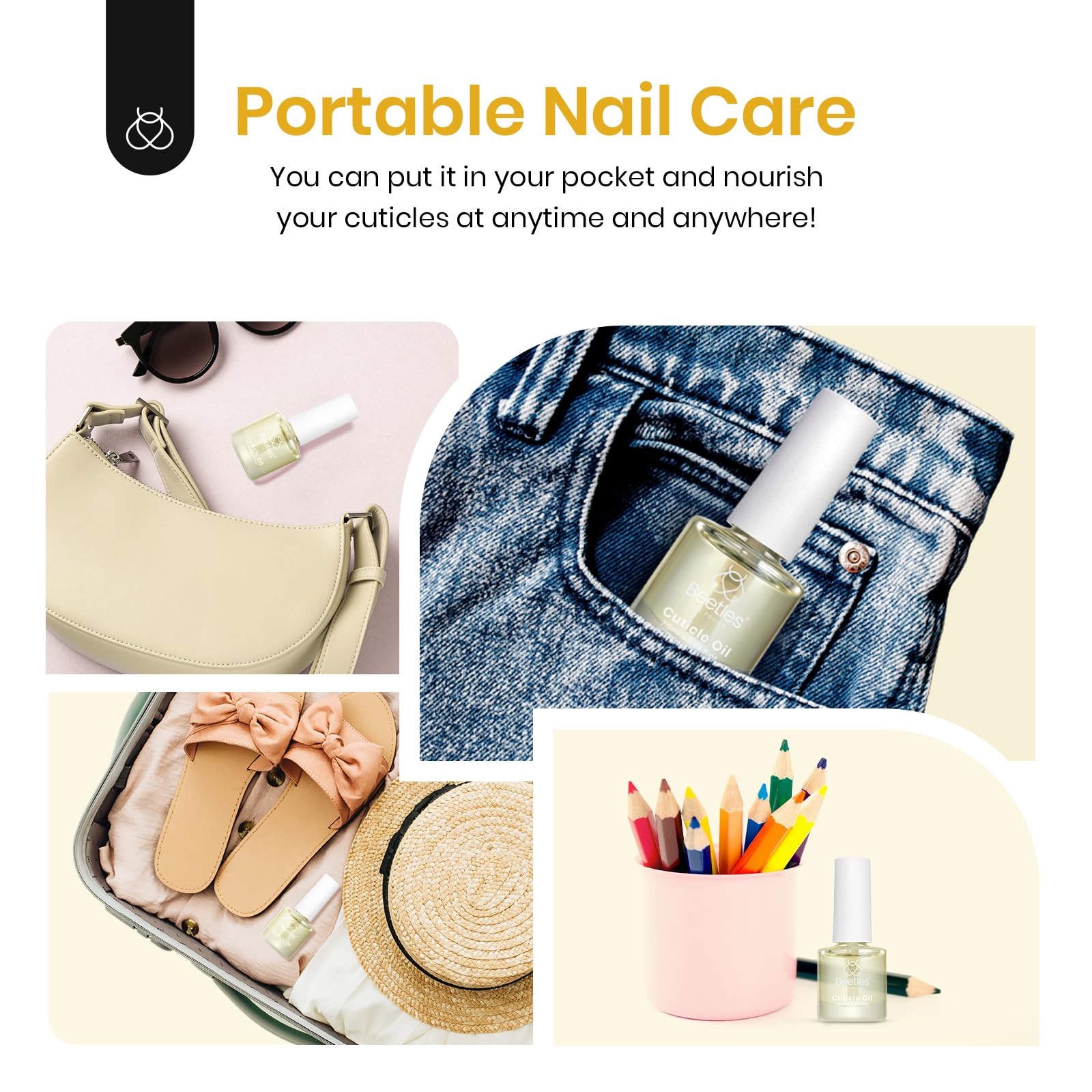 Beetles formule naturelle cuticule pour une routine de soin simple.