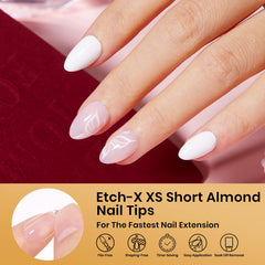 Beetles faux ongles transparents à recouvrement – apparence naturelle.
