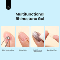 Beetles Gel, utilisation sans pinceau pour une pose précise.