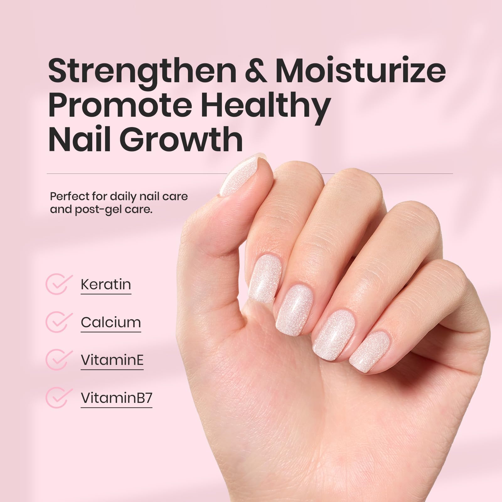 Beetles Gel Auto-Nivelant, application lisse et uniforme sur l’ongle.