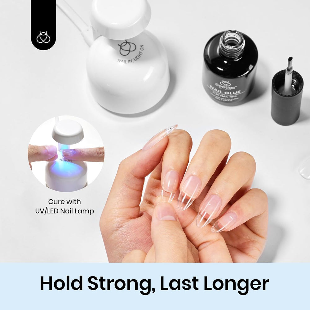 Beetles Gel Base Gel Extension Ongles, fondation solide pour extensions propres.