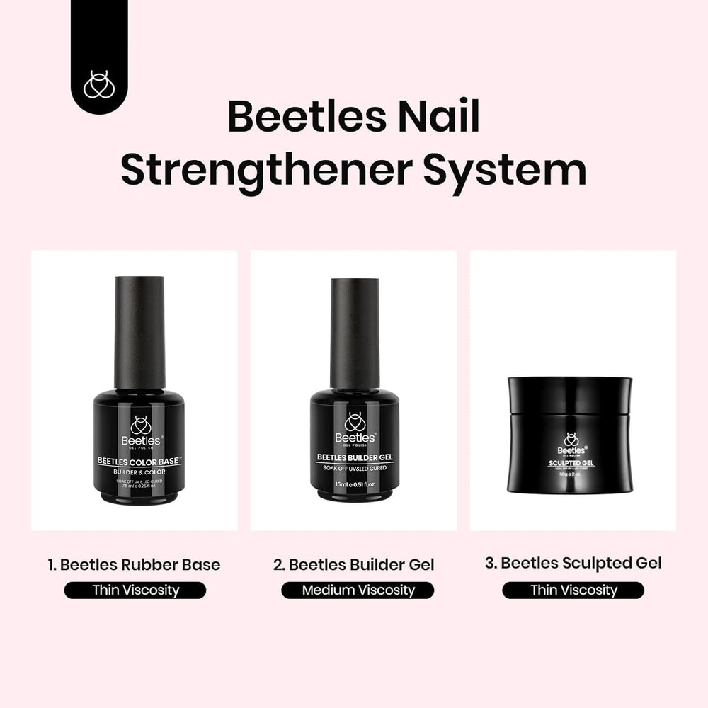 Beetles Gel Base Builder naturel pour des looks polyvalents.