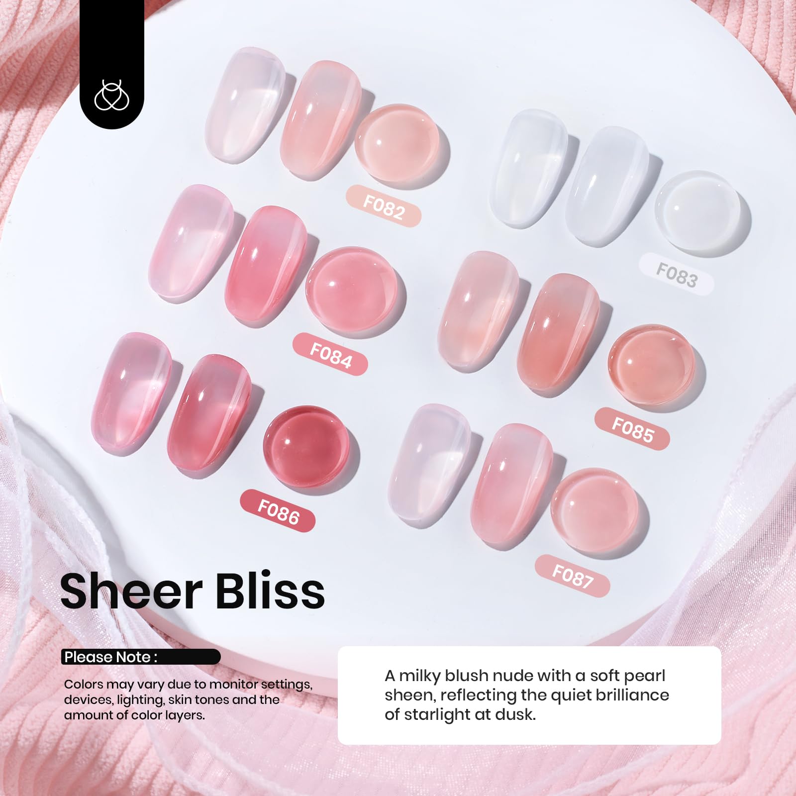 Beetles Gel Base Builder rose pale pour une couvrance élégante.