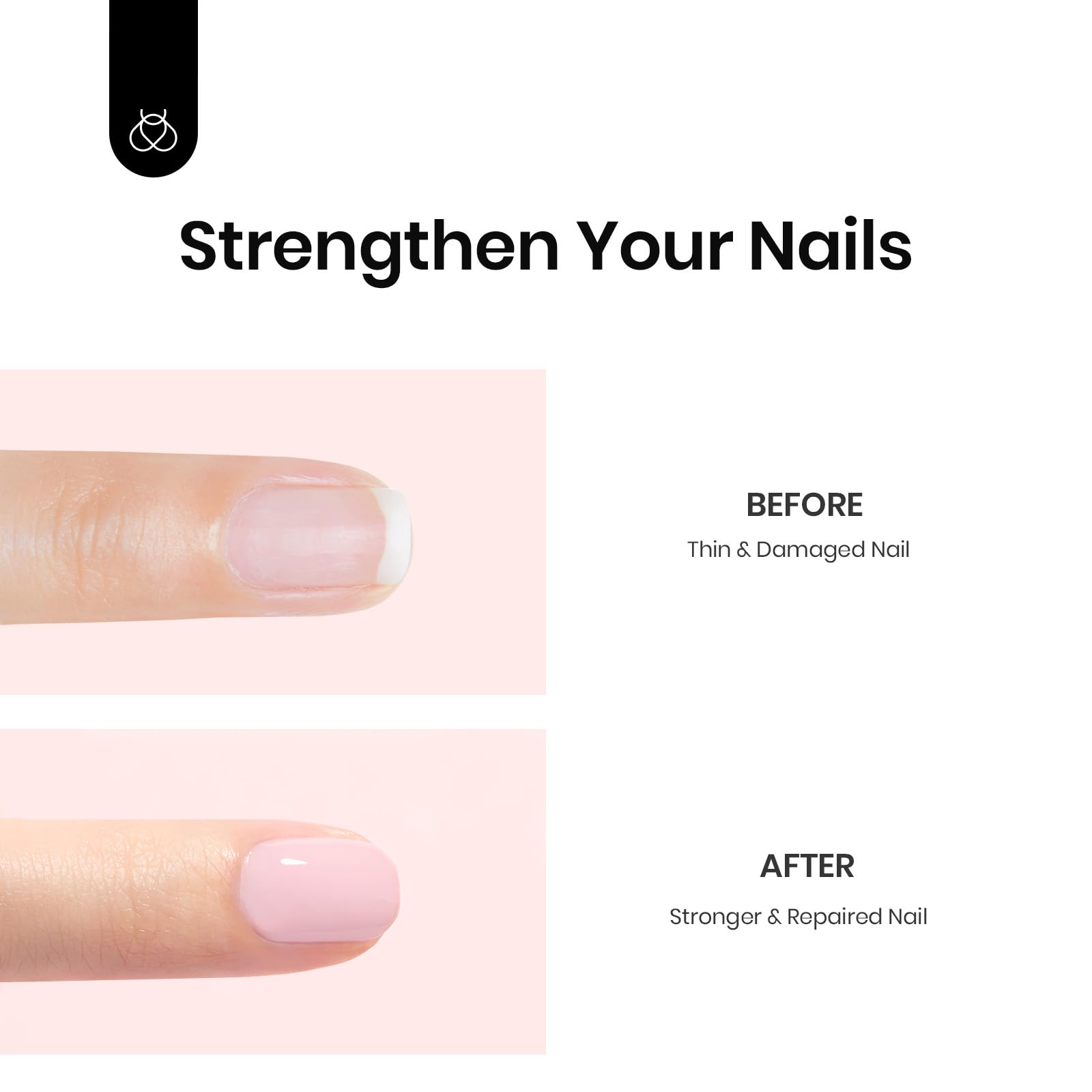 Beetles Gel Base Rose Nude, cure LED UV pour tenue fiable