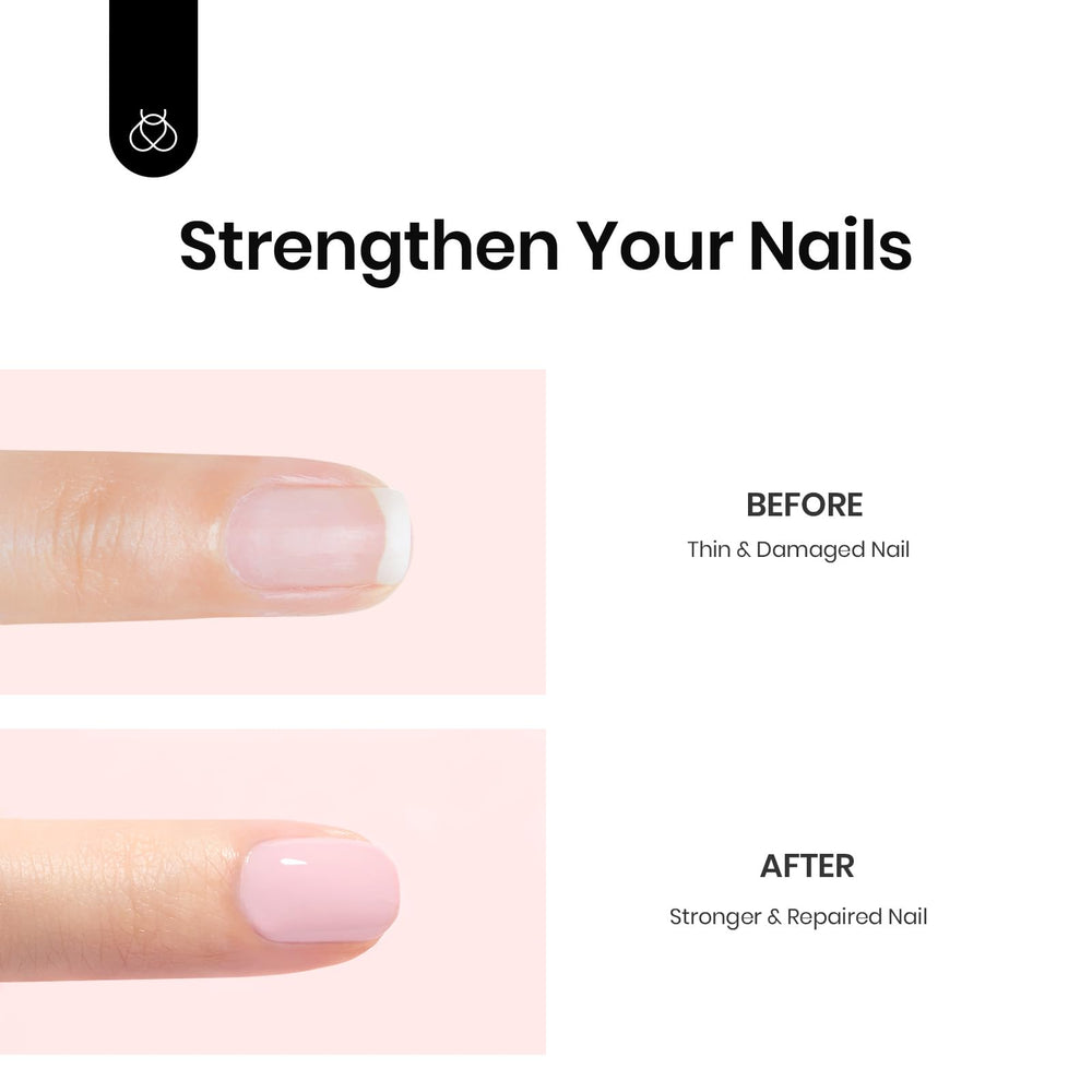 Beetles Gel Base Rose Nude, cure LED UV pour tenue fiable
