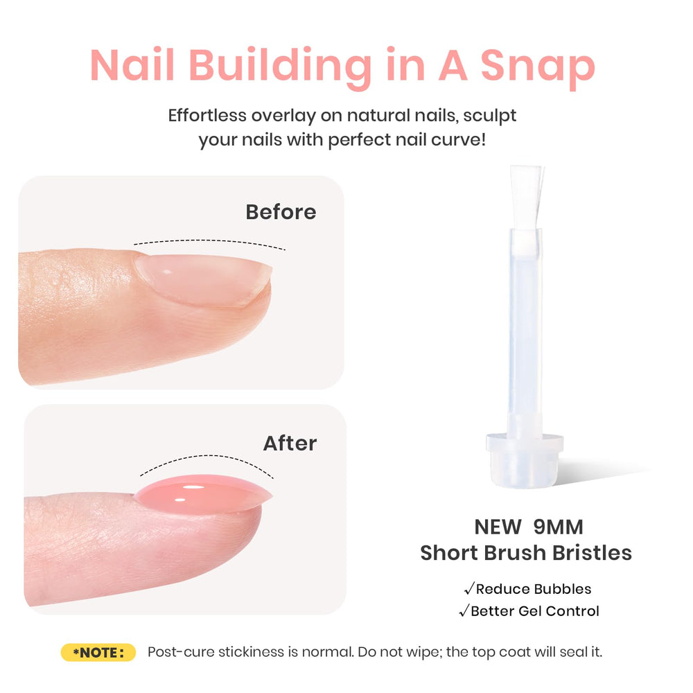 Beetles Gel Builder extension Ongles, aperçu naturel et durable