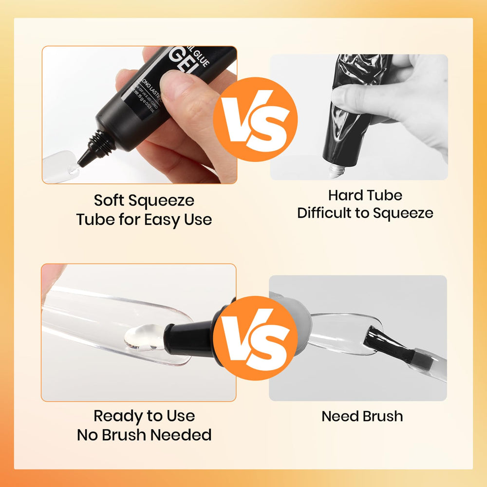 Beetles Gel Colle Ongles – séchage UV sûr et tenue longue.