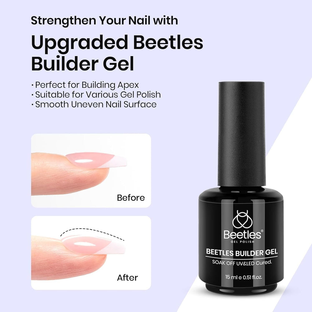 Beetles Gel Ensemble Extensions Ongles 15ml – extensions propres et durables.