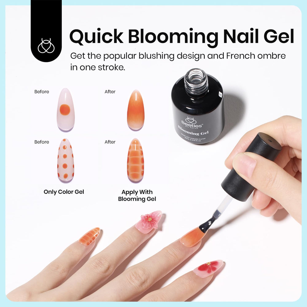 Beetles Gel Extensions Ongles, crée des extensions solides.