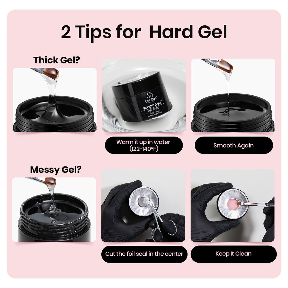 Beetles Gel Hard Rose Dusk, finition brillante et tenue longue durée.