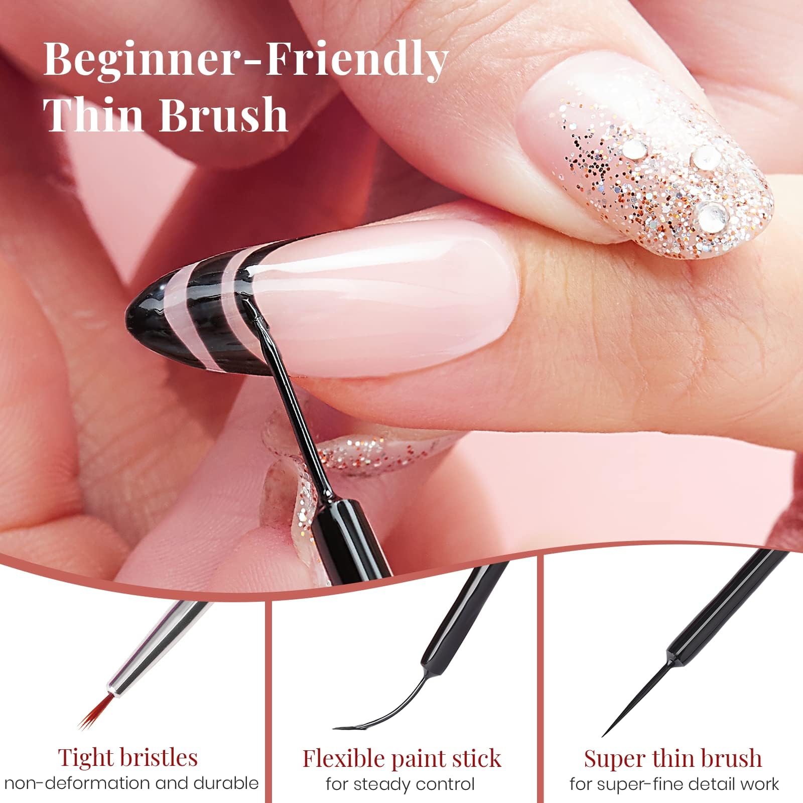 Beetles Gel Liner ligne francaise pour un trait net et clean.
