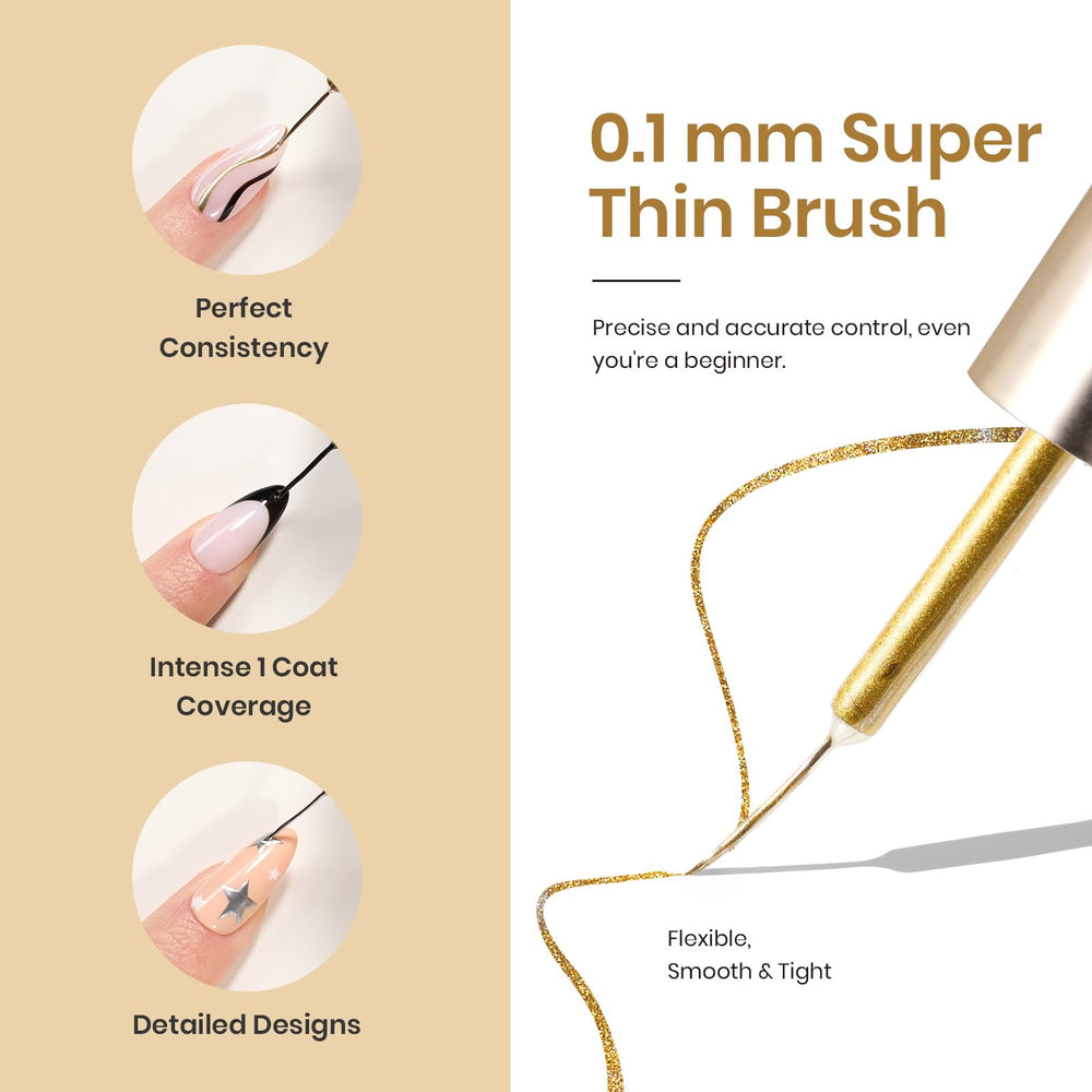 Beetles Gel Liner Ongles Français – base parfaite pour une manucure élégante