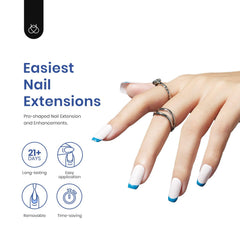 Extensions d’ongles PMMA Beetles, 240 pièces pour plusieurs tailles