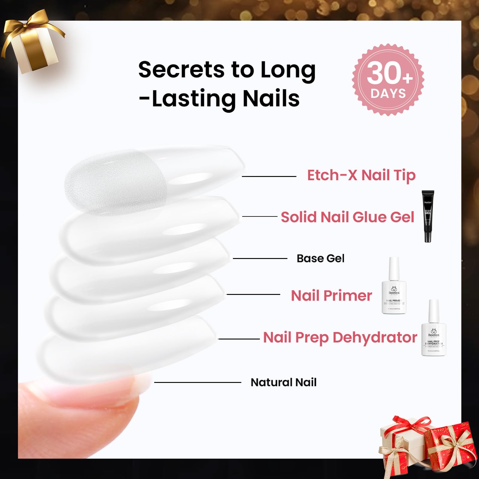 Beetles nail glue tube for precise application and strong base
