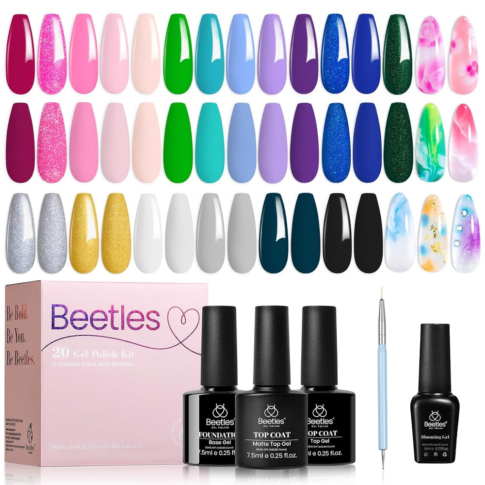 Gel Blooming Beetles inclus pour creer effet blooming sur ongles