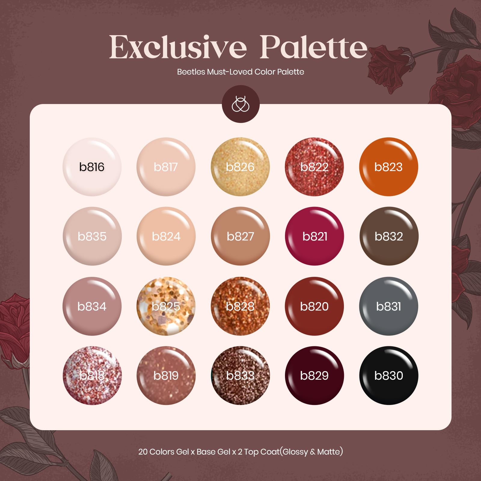 Beetles paillettes dorées: éclat festif pour des accents glamour.
