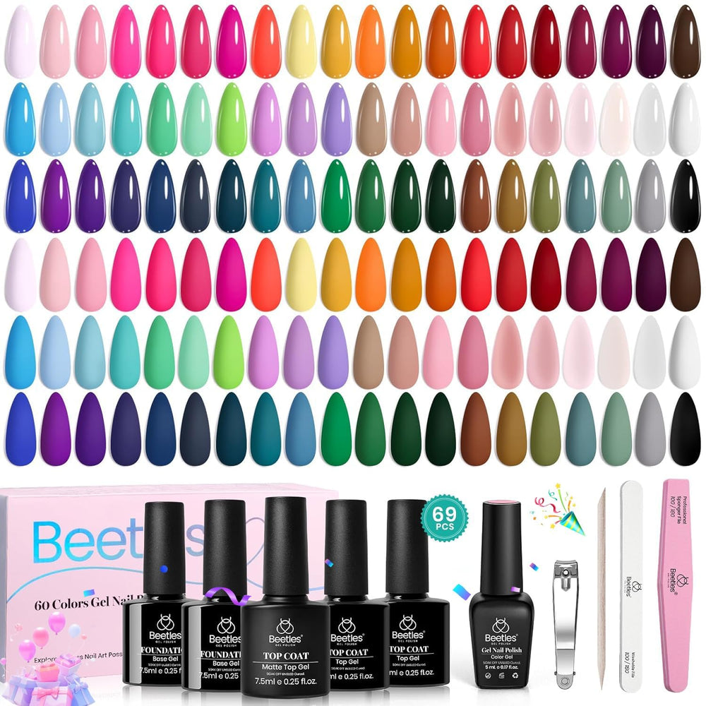Beetles Gel Polish : formulation à pigment riche et faible odeur.