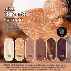 Beetles Brownie Bliss caramel: fini lisse et éclatant pour vos ongles.