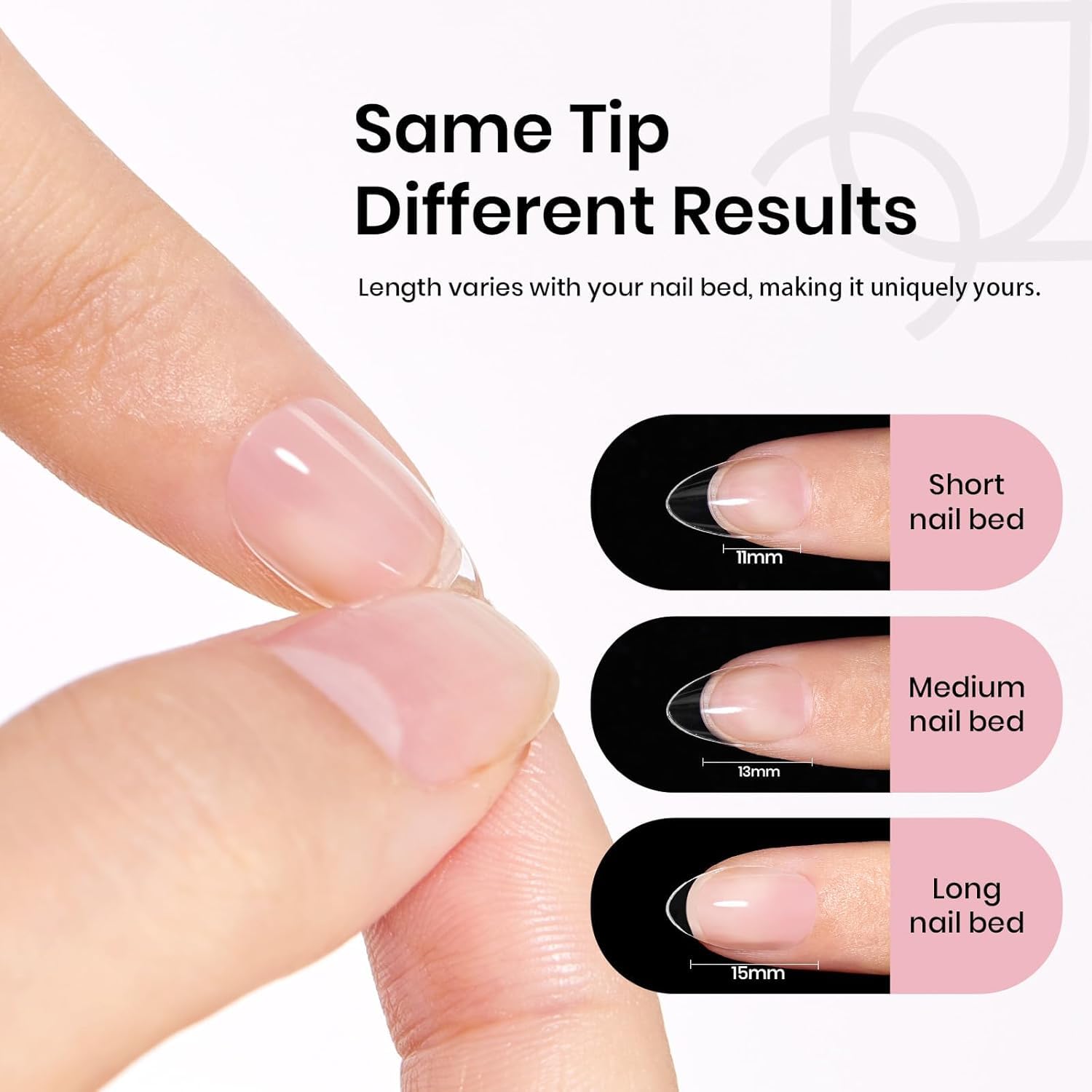 Beetles Gel Nail Tips douze tailles pour ajustement précis