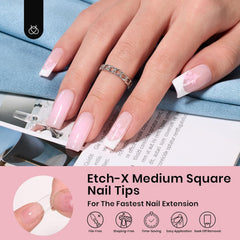 Beetles Gel Nail Tips Etch-X sélection par tailles; 12 options pour ajustement précis.