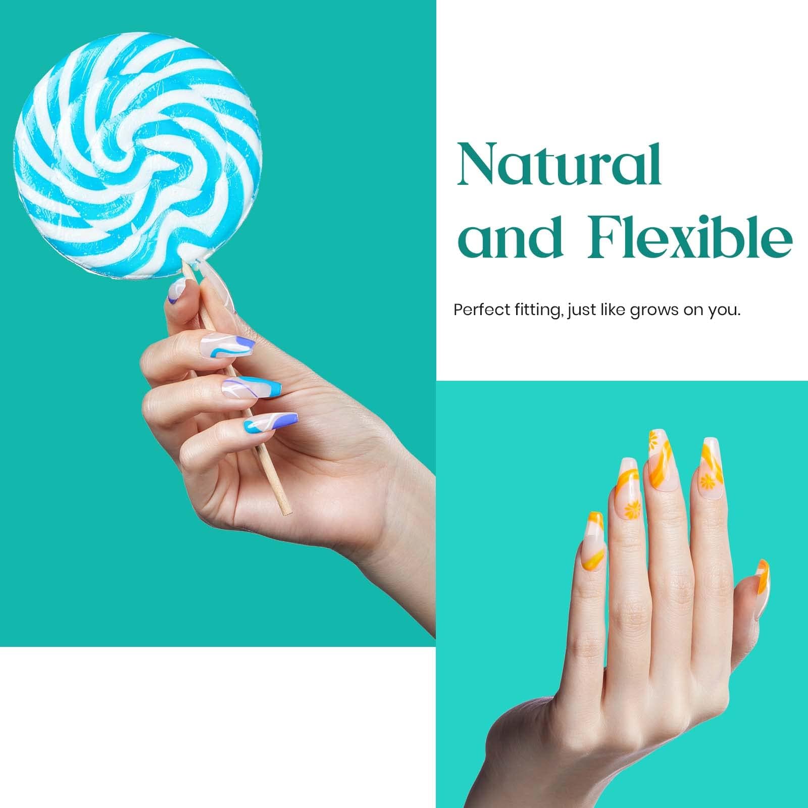 Beetles Gel Nail Tips extension rapide, résultats en minutes