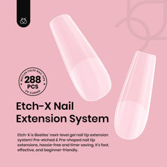Beetles Gel Nail Tips préformes numérotation 0-9 pour un ajustement rapide.