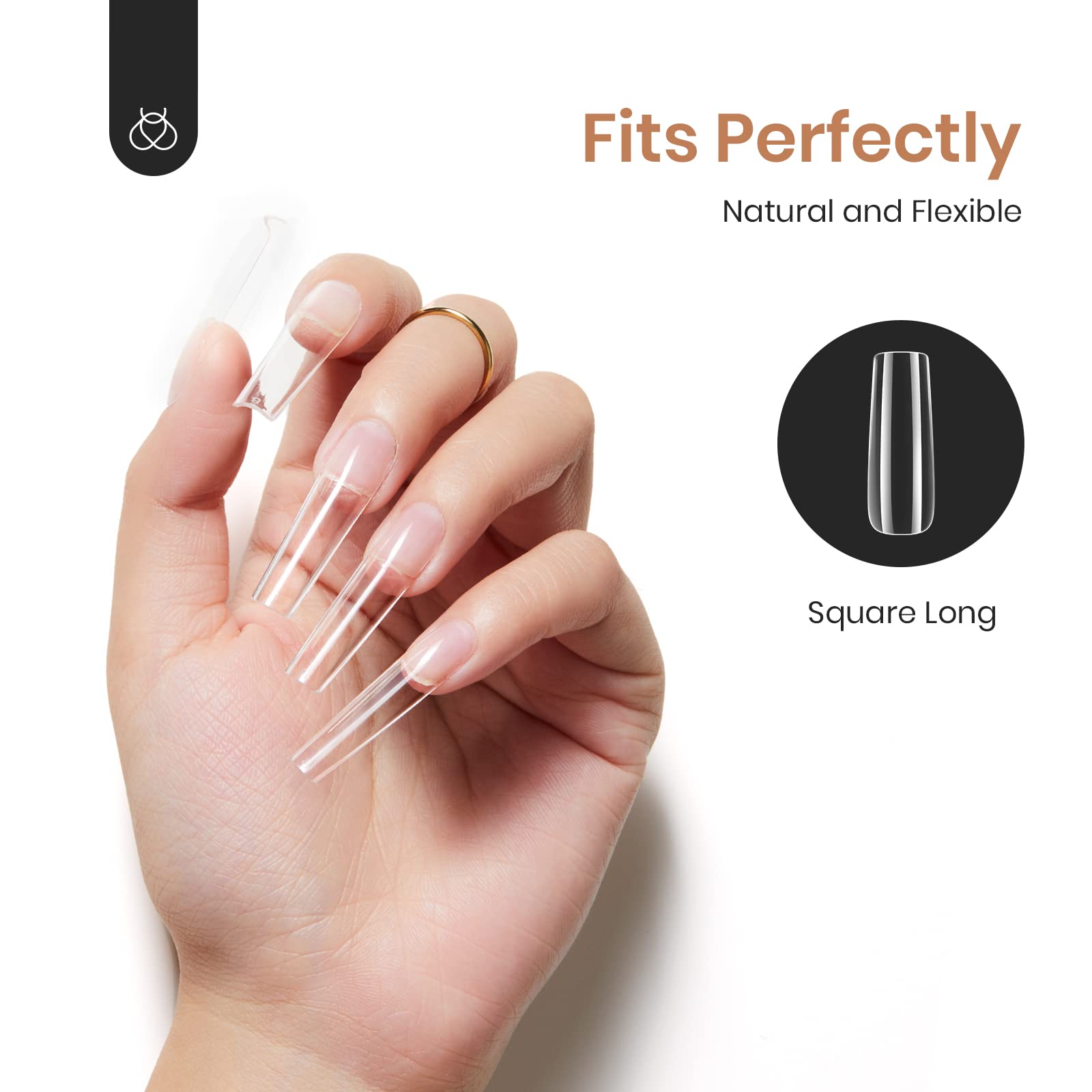 Beetles Gel Nail Tips résistance accrue pour ongles prolongés et solides