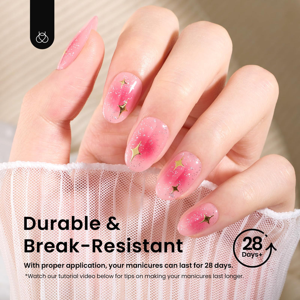 Beetles Gel Nail Tips extend nails in minutes for lasting wear.