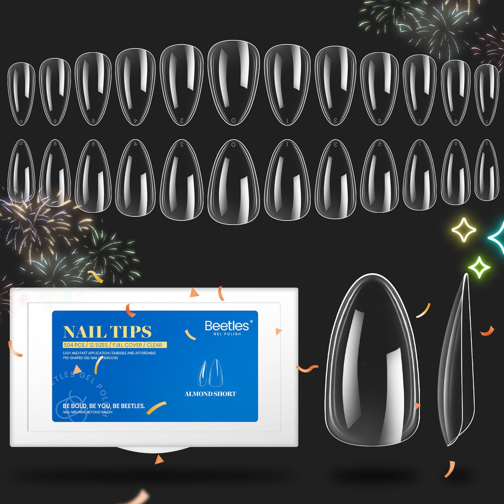Beetles Gel Nail Tips utilisation maison et salon pour DIY et pro.