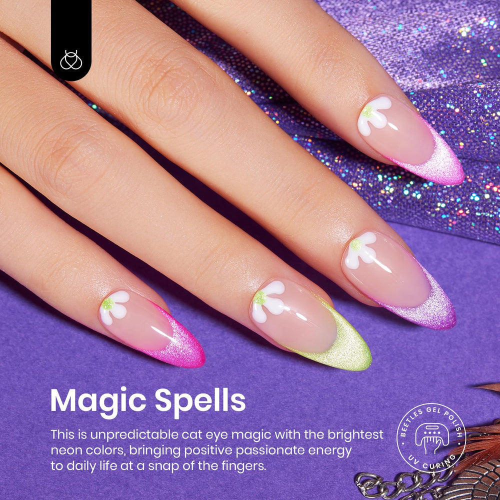 Beetles Neon Gel Polish - brillance longue durée et fini miroir.