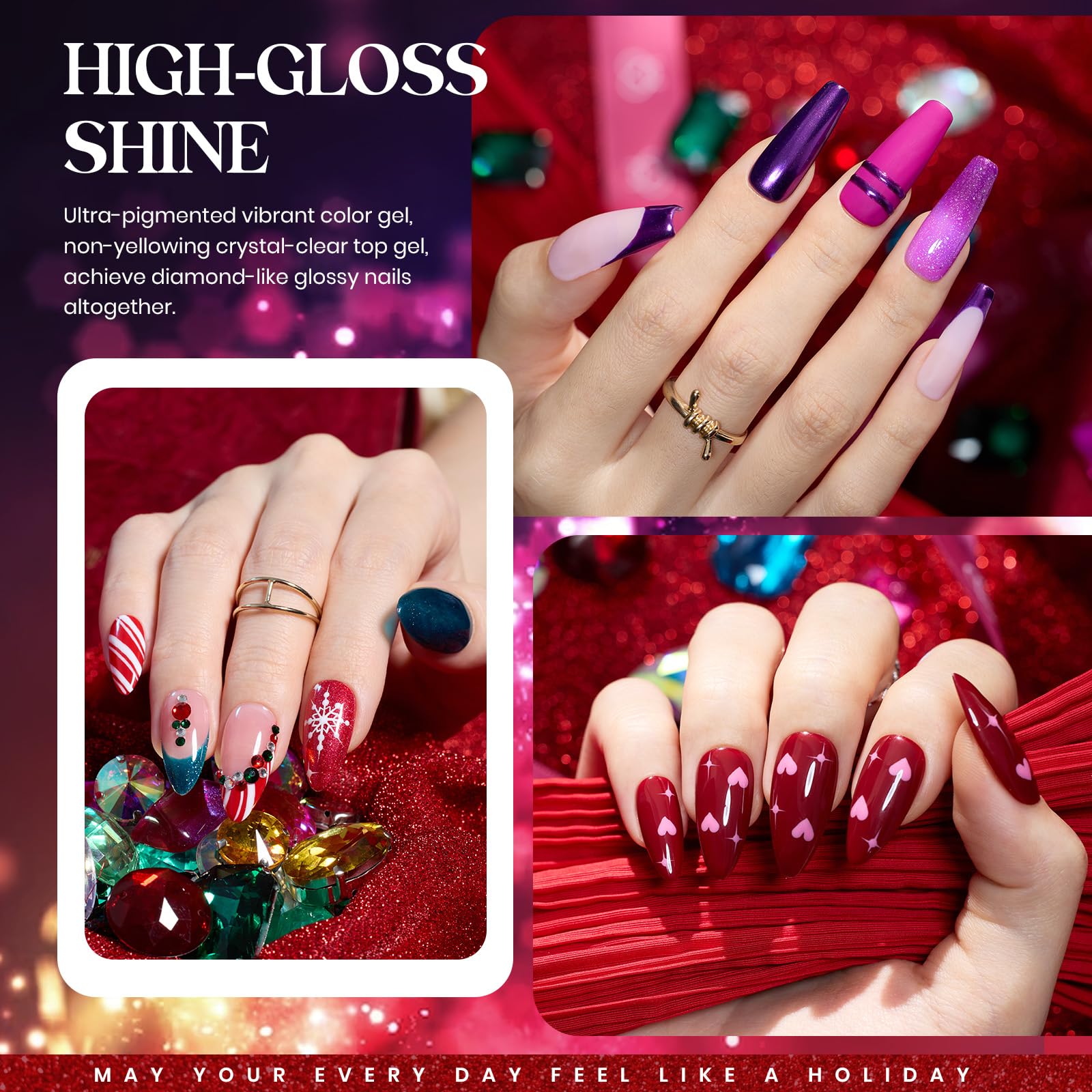 Beetles Gel Polish 39pcs: flacons vert pour styles frais et tendance.