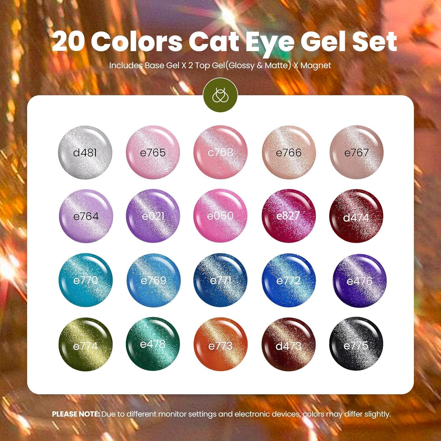 Beetles Gel Polish aimant Cat Eye inclus pour effets personnalisables