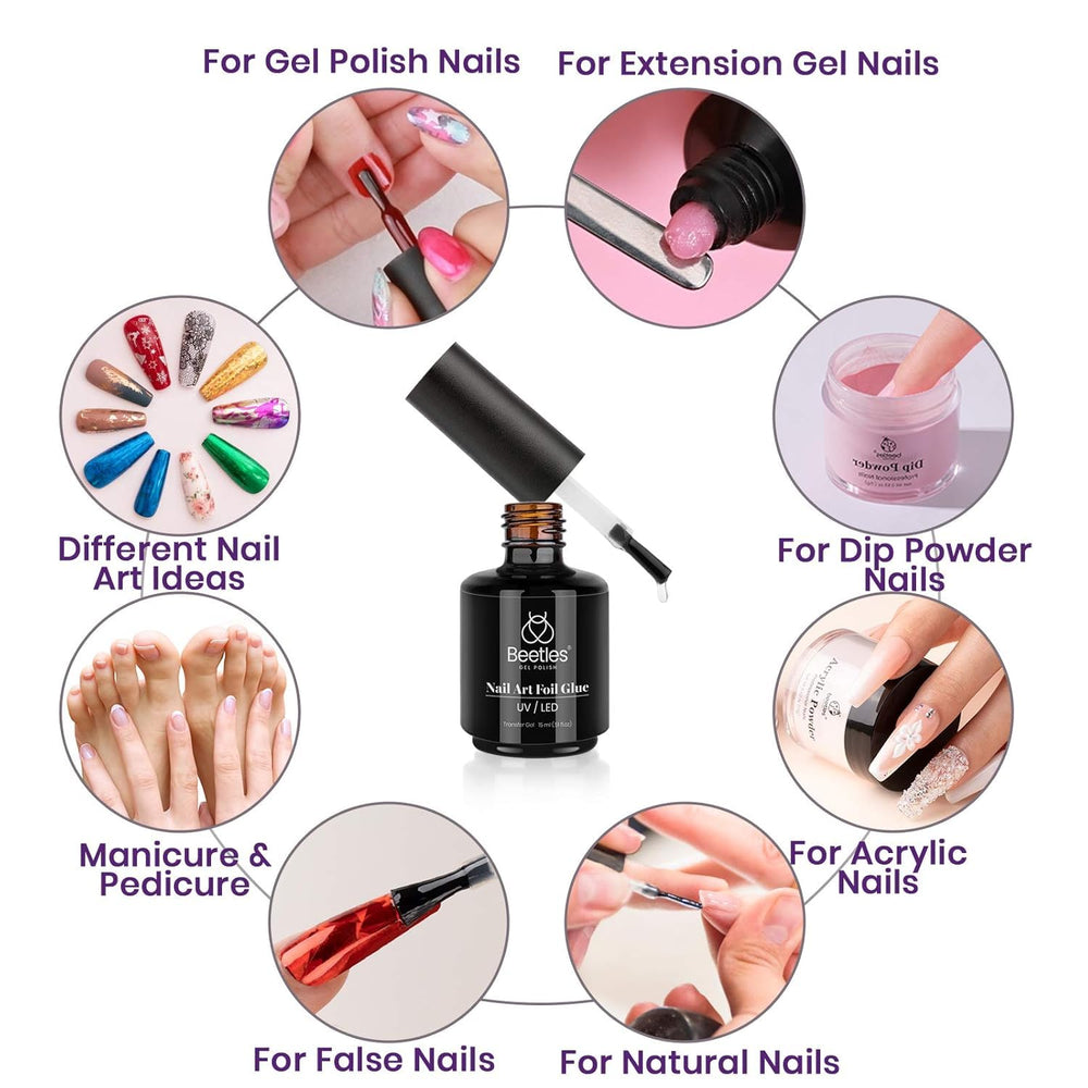 Beetles Gel Polish Application avec Pinceau Intégré : application facile et homogène
