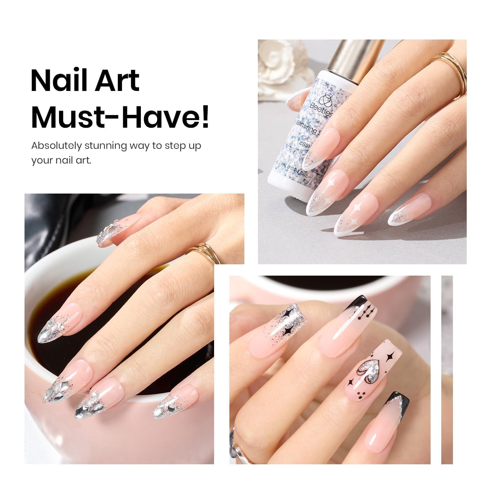 Application en deux couches de Beetles Gel Polish pour couleur riche.