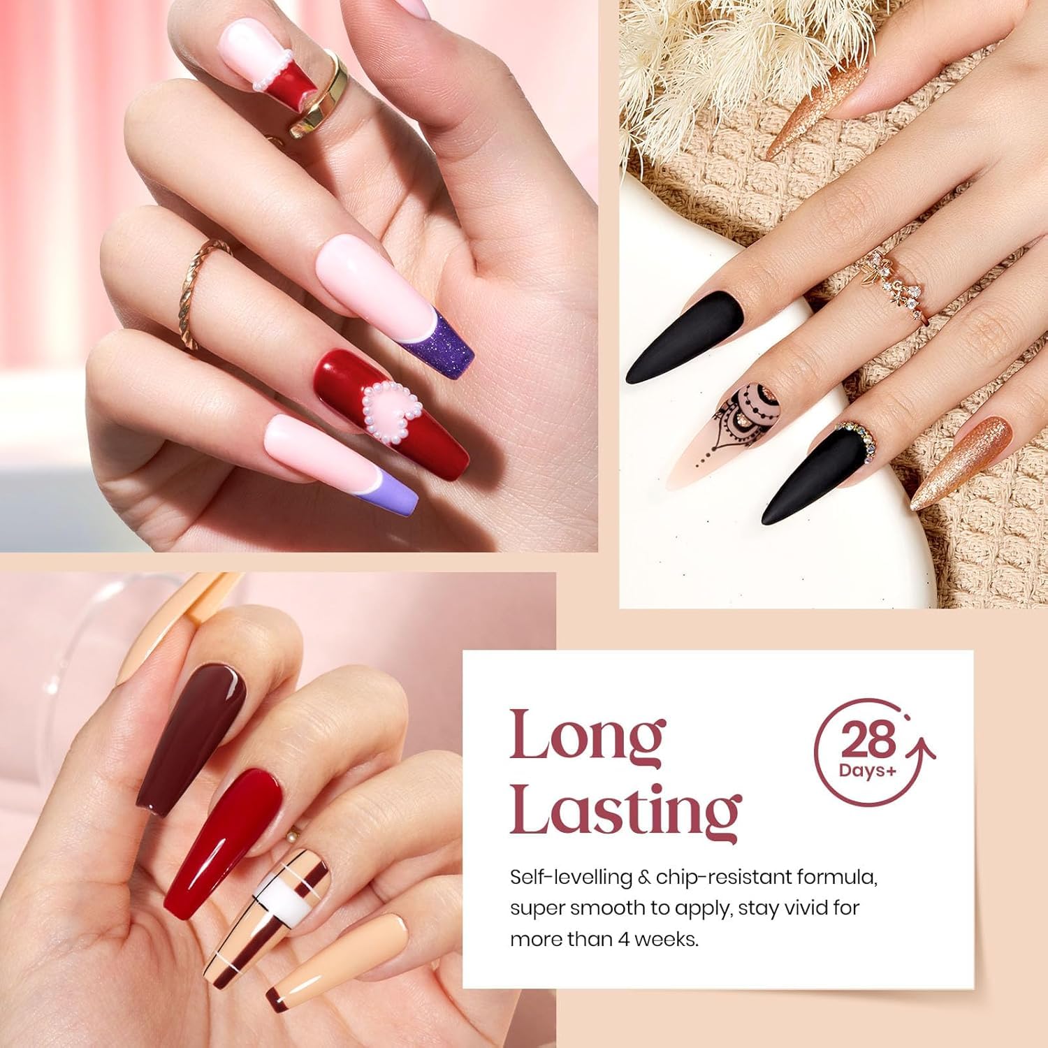 Beetles Gel Polish – application facile sous lampe UV/LED.