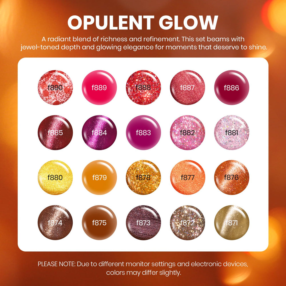 Beetles Gel Polish Autumn Winter Palette showing rich hues for seasonal nail art.