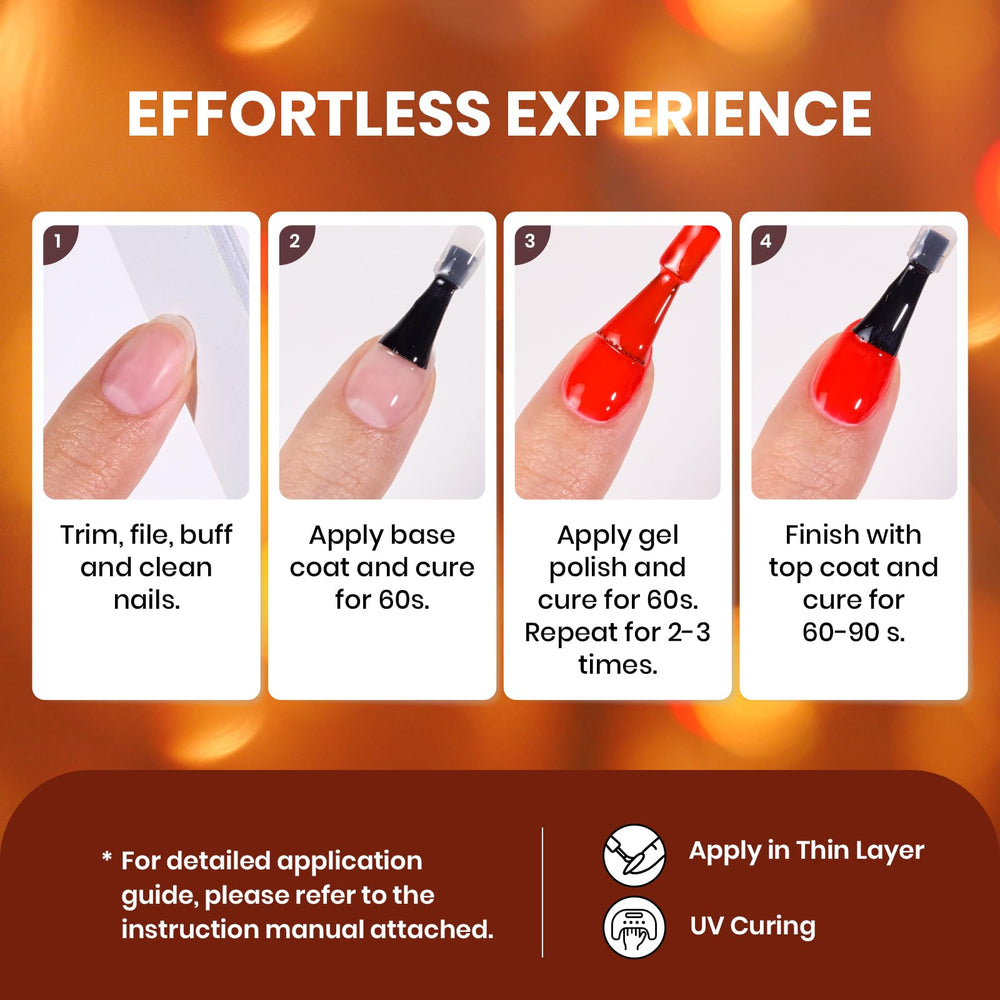 Beetles Gel Polish Base Glossy Top Coat ensures durable shine and easy removal.