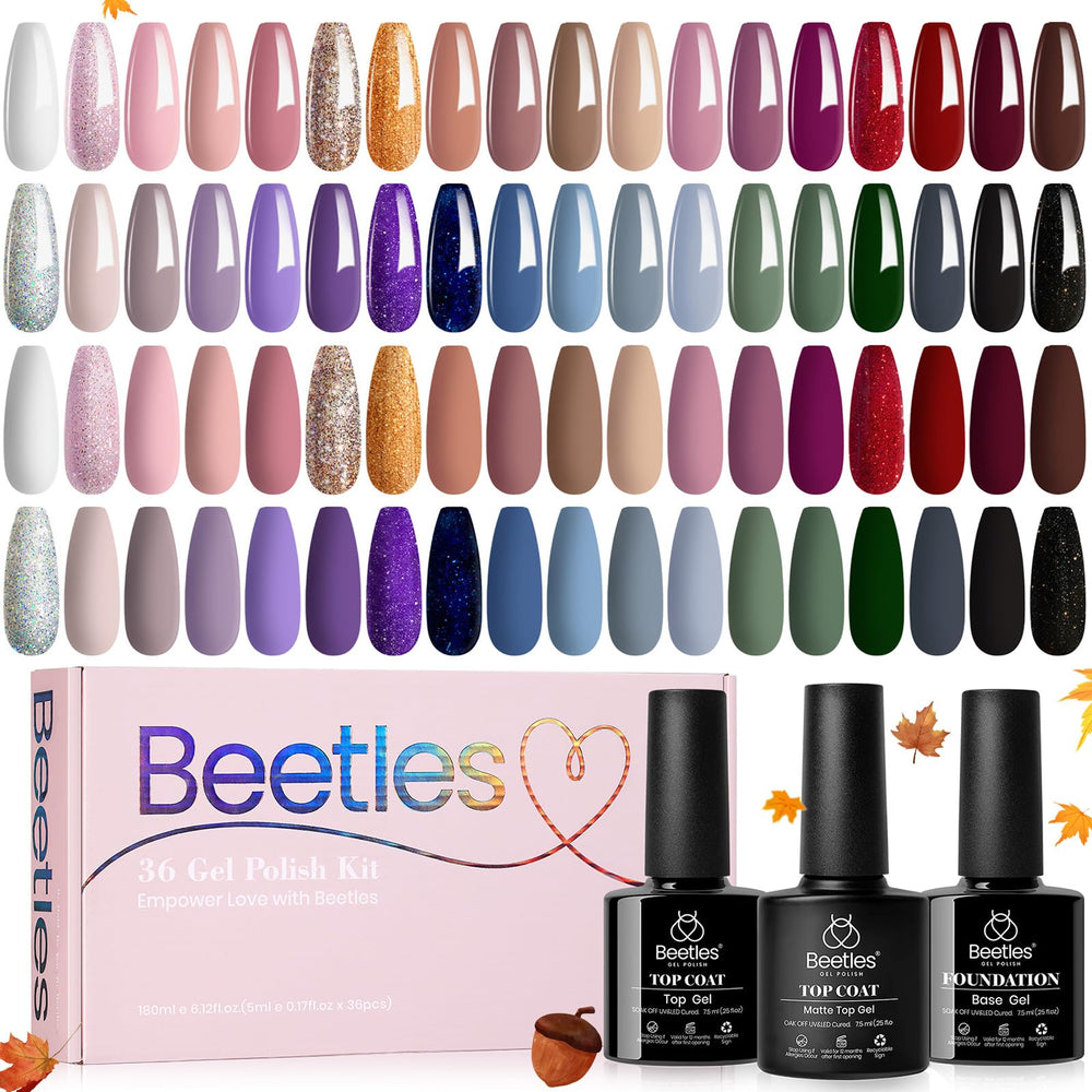Beetles Gel Polish – finitions gloss et mat pour varier les styles.