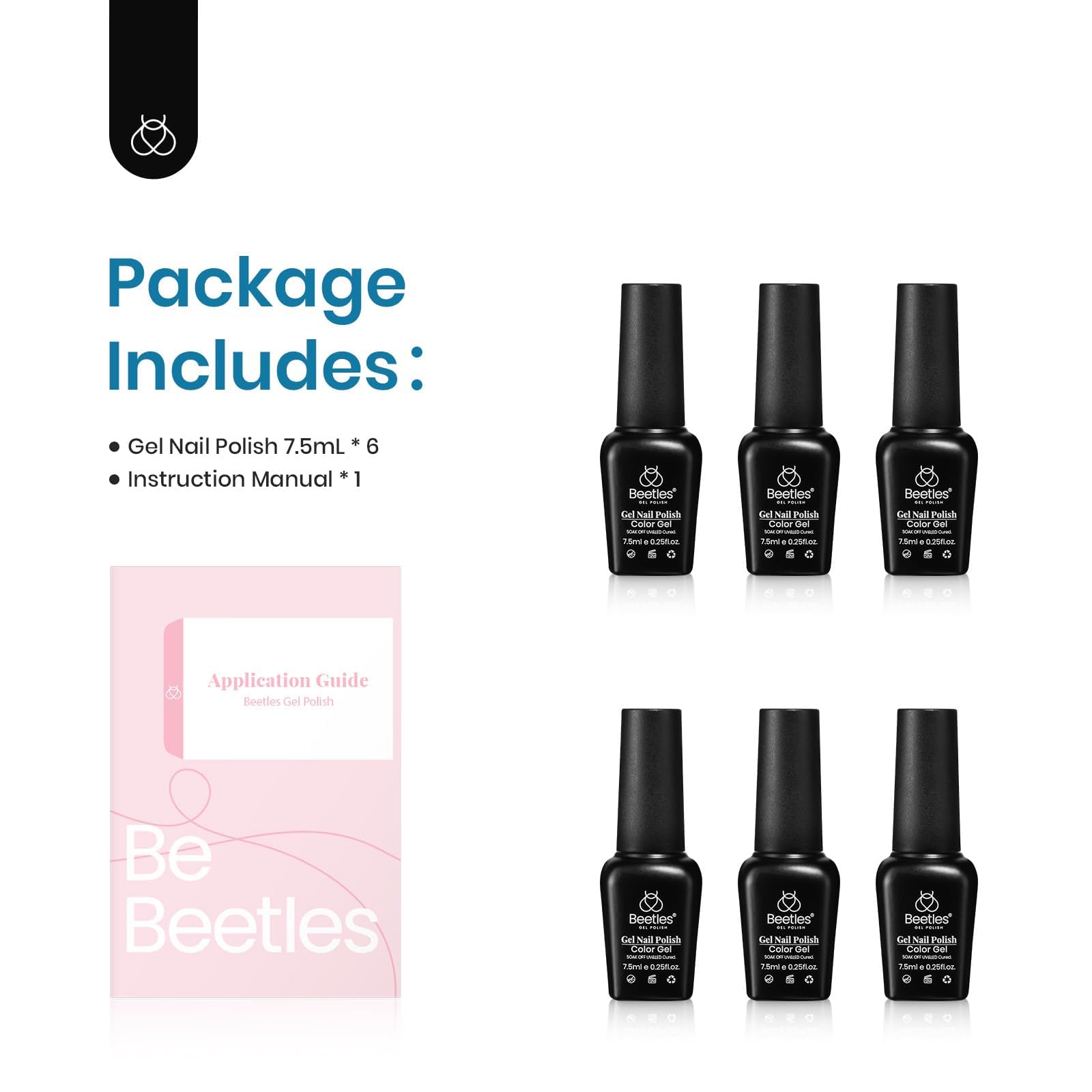 Beetles Gel Polish bleu roi couleur vive et audacieuse