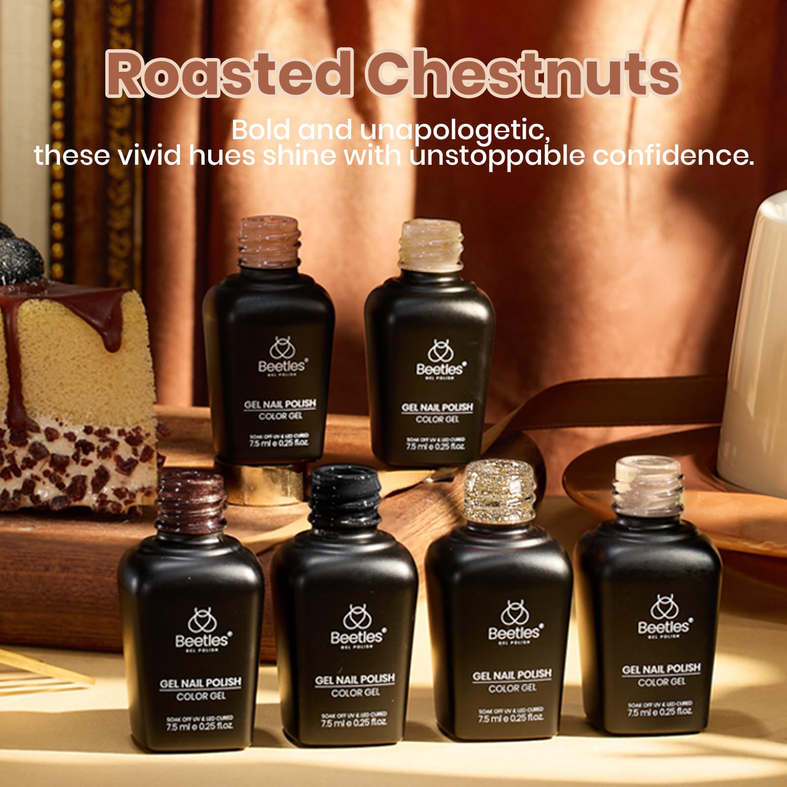 Beetles Gel Polish moka – nuance neutre élégante et polyvalente.