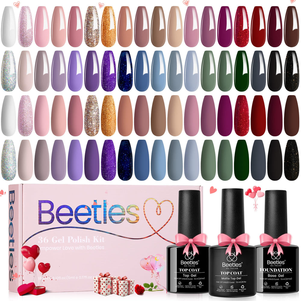 Beetles Gel Polish – coffret cadeau idéal pour femmes et amies.