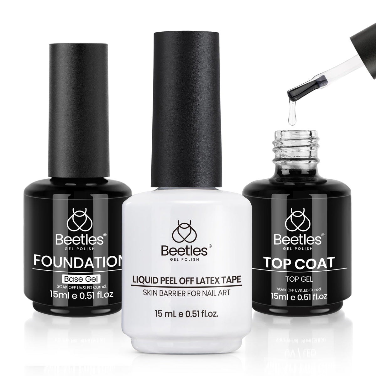 Beetles Gel Polish Couche Base : protection durable favorisant adhérence longue.