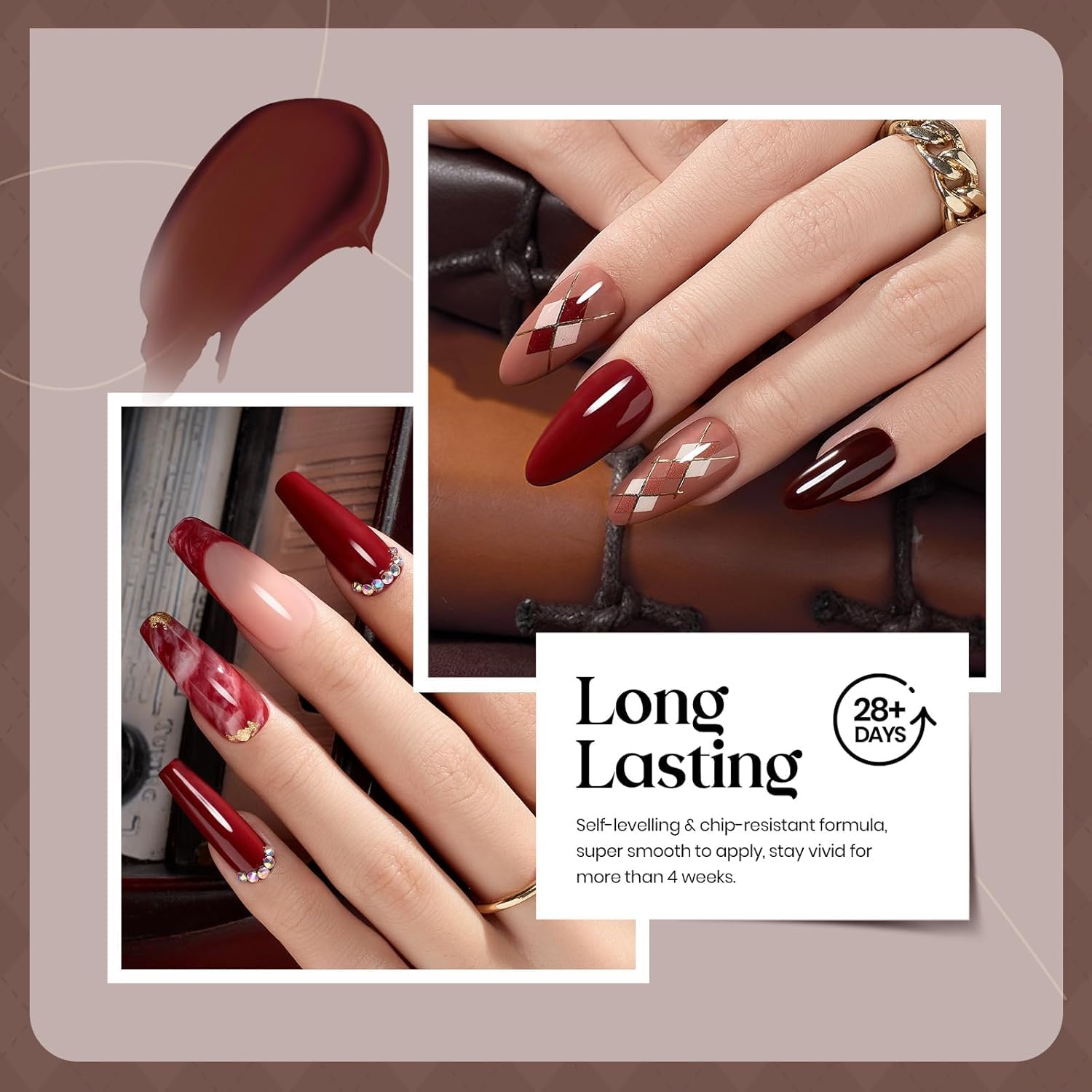 Beetles Gel Polish – application à lumière UV/LED rapide, retrait par trempage simple.