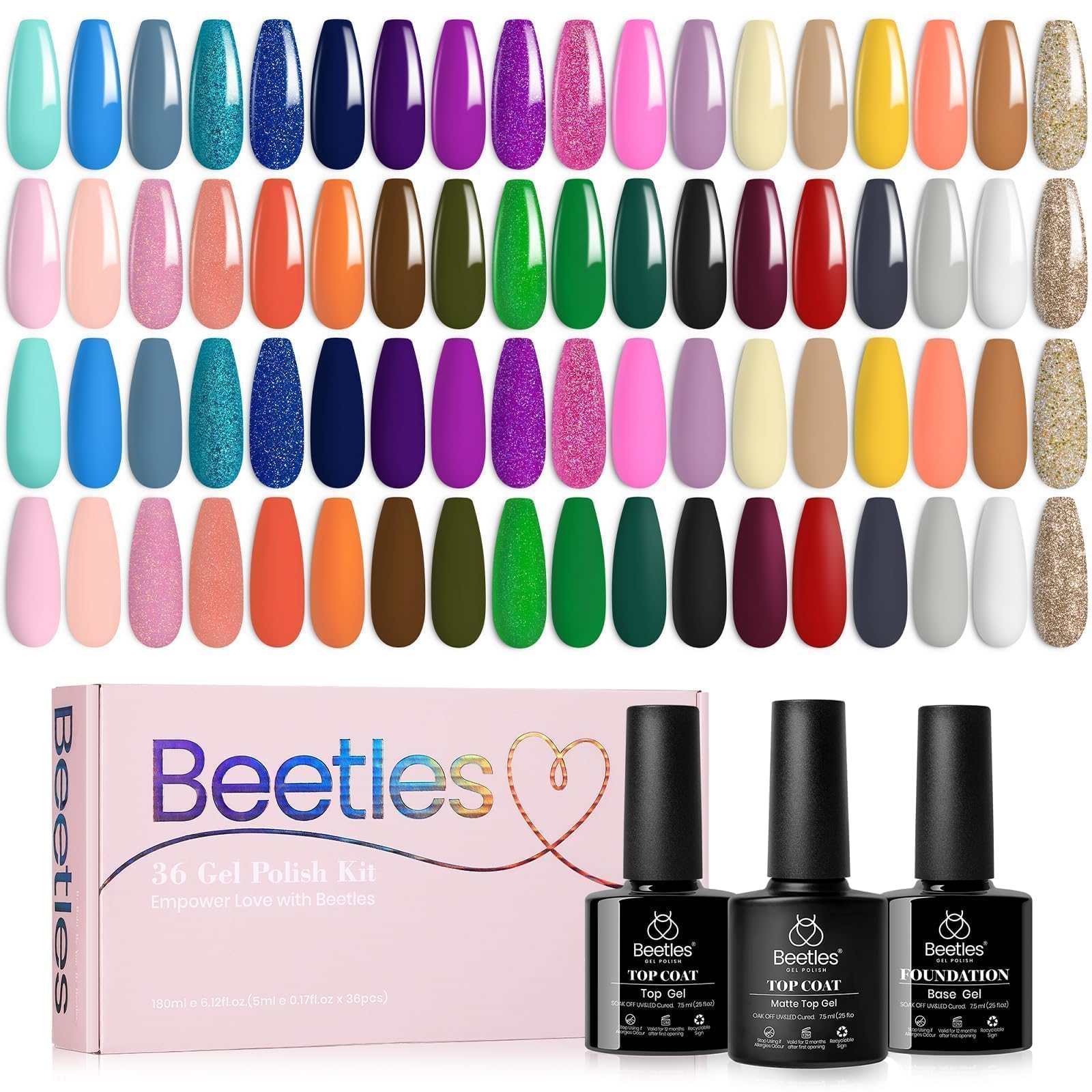 Beetles Gel Polish tenue jusqu’à 28 jours sous lumière UV