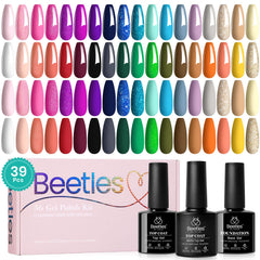 Beetles Gel Polish ensemble 36 couleurs pour créer des looks variés et durables